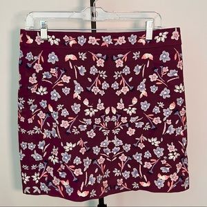 Loft Embroidered Mini Skirt
